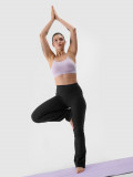 Pantaloni de yoga cu uscare rapidă pentru femei - negri, 4F Sportswear