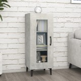 vidaXL Dulap, gri beton, 34,5x34x90 cm, lemn compozit
