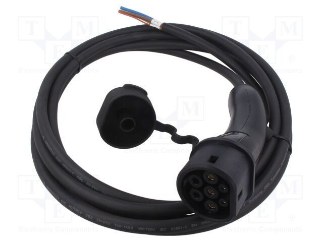 Cablu eMobility AMPHENOL 1x0,5mm2 3x6mm2 250V 3,6kW IP54 5m 20A