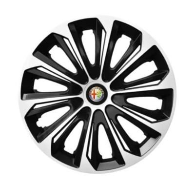 Set 4 capace roti Extra strong silver R15 pentru gama auto Alfa Romeo foto