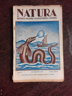 REVISTA NATURA NR.3/1937 foto