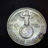 Germania Nazista 2 reichsmark 1939 D argint