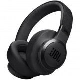 Casti audio wireless over-ear JBL LIVE 770NC, True Adaptive NC, Bluetooth, Multi-Point, Negru