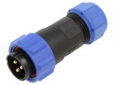 Conector circular tată 3 pini IP68 30A 500V - WEIPU SP21