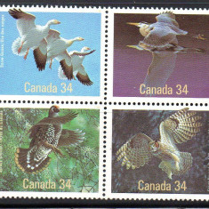CANADA 1986, Fauna - Pasari, serie neuzata, MNH