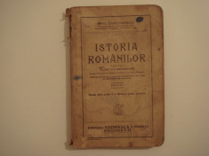 Istoria romanilor - Emil Diaconescu Editura Nationala Ciornei 1930 foto