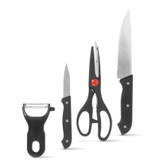 Set de bucatarie cu instrument de decojire si foarfece