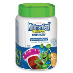 Minimartieni Gummy ImunActiv(aroma de fructe),60 jeleuri gumate, Walmark foto