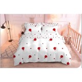 Cumpara ieftin Lenjerie de Pat Bumbac Finet, 6 Piese, Pat Dublu - Gr-129