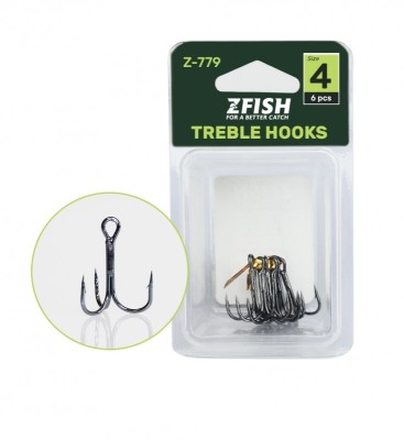 Ancore Treble Hooks Z-779 Nr. 1/0 - Zfish foto