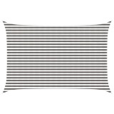 vidaXL P&acirc;nză de umbră Gri deschis și alb. 3 x 5 m HDPE 42032949