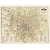 Plan Bucuresti 1911, 50x70 cm, Reproductie Harta Bucuresti Veche, Atelierele SOCEC&amp;Co, Cadou Bucuresti