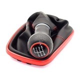 Nuca + Manson din piele ecologica VW Mk4 Jetta / Bora / Golf , Model - GTI - GTD - R32 - 6 trepte