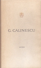 G. CALINESCU - OPERE VOL 11 VIATA LUI MIHAI EMINESCU foto