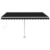Cumpara ieftin Copertina autonoma retractabila automat, antracit, 450x300 cm