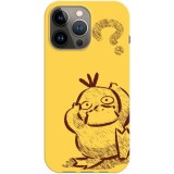 Husa compatibila cu Apple iPhone 12, iPhone 12 Pro model Psyduck, Silicon, TPU, Viceversa, Transparent, Carcasa