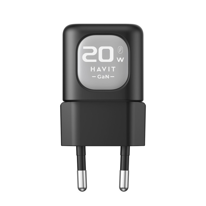 Incarcator priza USB Type-C 20W Havit UC220 EU, negru gri