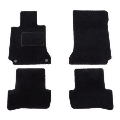 Set covorase auto mocheta Velor MERCEDES Clasa C (W204), 03.2007-03.2011; Clasa C (W204), 03.2011-, negru, foto