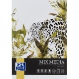 Bloc desen Mix Media A4, 25 file, hartie 225g/mp, colectia Oxford Artistic
