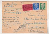 Bnk cp RDG - carte postala circulata expres catre Romania - 1972, Germania, Printata