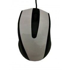 Mouse cu fir elSales ELS-278 , 3 butoane , lungime cablu 1.5 m , universal , alb