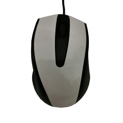 Mouse cu fir elSales ELS-278 , 3 butoane , lungime cablu 1.5 m , universal , alb foto