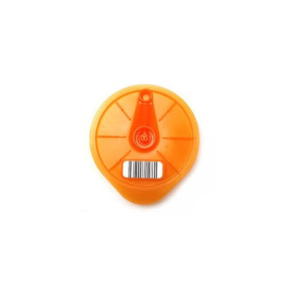 Мд 2024. Брелок диск оранжевый.