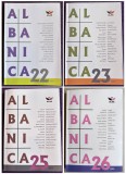 Set 4 reviste ALBANICA nr. 22, 23 si 25, 26 / 2024-2025, Asociatia Liga Albanezilor din Romania