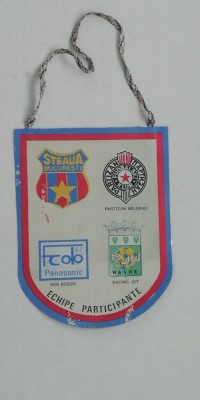 D9 55 - fanion - sport - fotbal - Turneul international Cupa Steaua - 1988 foto