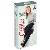 Colanți groși din bumbac, Cotton Leggins 250 - Nero, 3-M Standard