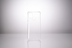 Husa Samsung Galaxy A21S Spacer, transparenta, grosime 1.5mm, protectie suplimentara antisoc la colturi, material flexibil TPU &quot;SPPC-SM-GX-A21S-CLR&quot;