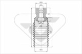 HUTCHINSON KP053 chit protectie praf,amortizor
