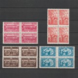 Radaseni LP163 in Bloc de 4 Timbre Romania 1944