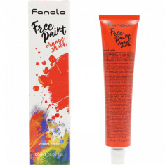 Vopsea semipermanenta Fanola Free Paint Orange Shock, 60ml foto