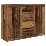 Cumpara ieftin Bufeta cu sertare Lemn vechi 100,5x35x76 cm Lemn prelucrat