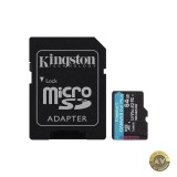 Card Memorie microSDXC Kingston Canvas Go Plus Android A2 64Gb Clasa 10 / UHS-1 U3 Cu Adaptor SDCG4/64GB