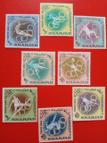 SHARJAH, SPORT TOKYO - SERIE COMPLETĂ MNH, Nestampilat