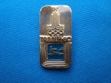INSIGNA OLIMPIADA DE LA MOSCOVA 1980-CANOTAJ/RUSIA