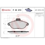 Placute frana Citroen Evasion Mpv (22 U6) 03.94-07.02, Jumpy I (U6u) 06.94-12.06 ; Fiat Scudo Box (220) 02.96-12.06 ; Peugeot 806 (221) 06.94-08.02,, BREMBO