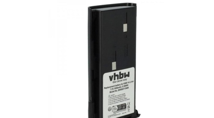 Baterie radio VHBW de &icirc;nlocuire pentru Bidatong BD-15-L - 1800 mAh 7,4 V Li-Ion