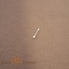 Piercing clasic cu biluta din argint - realizat in Thailanda