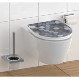 SCH&Uuml;TTE Capac WC eliberare rapidă/silențios &quot;ROUND DIPS&quot; extralucios