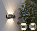 Lampa Solara Decorativa Gradina, 6 LED, Lumina Calda Bidirectionala, Rezistenta Apa, Acumulator 2000mAh