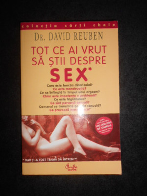 David Reuben - Tot ce ai vrut sa stii despre sex foto