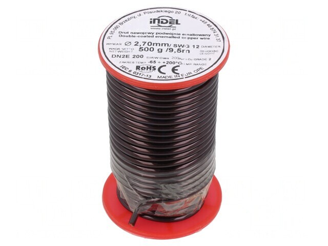 S&acirc;rmă emailată dublu 2,7mm 0,5kg Cu