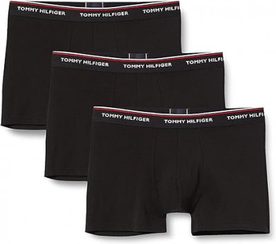 Boxeri pentru barbati Tommy Hilfiger Trunk 3P, 3 perechi, Marimea XL, negru - OUTLET foto