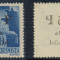 Ardealul de Nord 1945 Posta Salajului timbru 5P pe 50f reprint expertizat Bodor