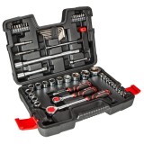 Set tubulare 53 piese cu clichet si accesorii, 1/4 si 1/2 Top Tools