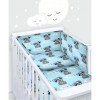 Set Lenjerie Pătuț Copii 3 Piese IT'S A BOY Bumbac 100% (Husă Pilotă, Husă Pernă, Apărătoare Pătuț) KIK