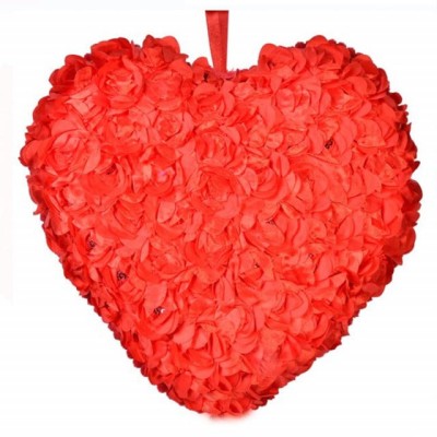 Perna decorativa Pufo True Love, 37 cm, rosu foto